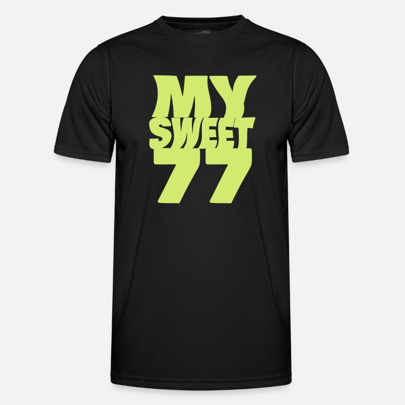 Geburtstag 77 Männer Funktions-T-Shirt