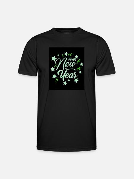 Nouvel An 7 - T-shirt sport Homme - noir