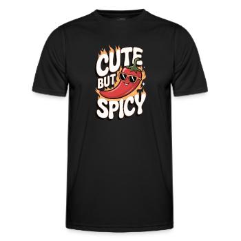 Sweet but spicy - Men's Functional T-Shirt - black - Front - AI Model Male 178 dark (178cm)