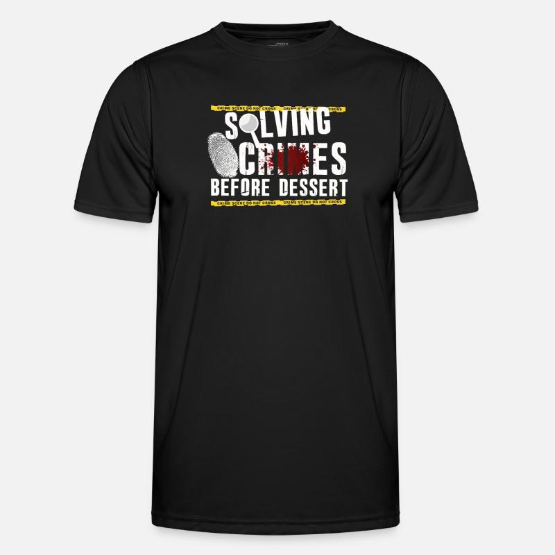 Murder Mystery Dinner Fun Night - Men's Functional T-Shirt - black