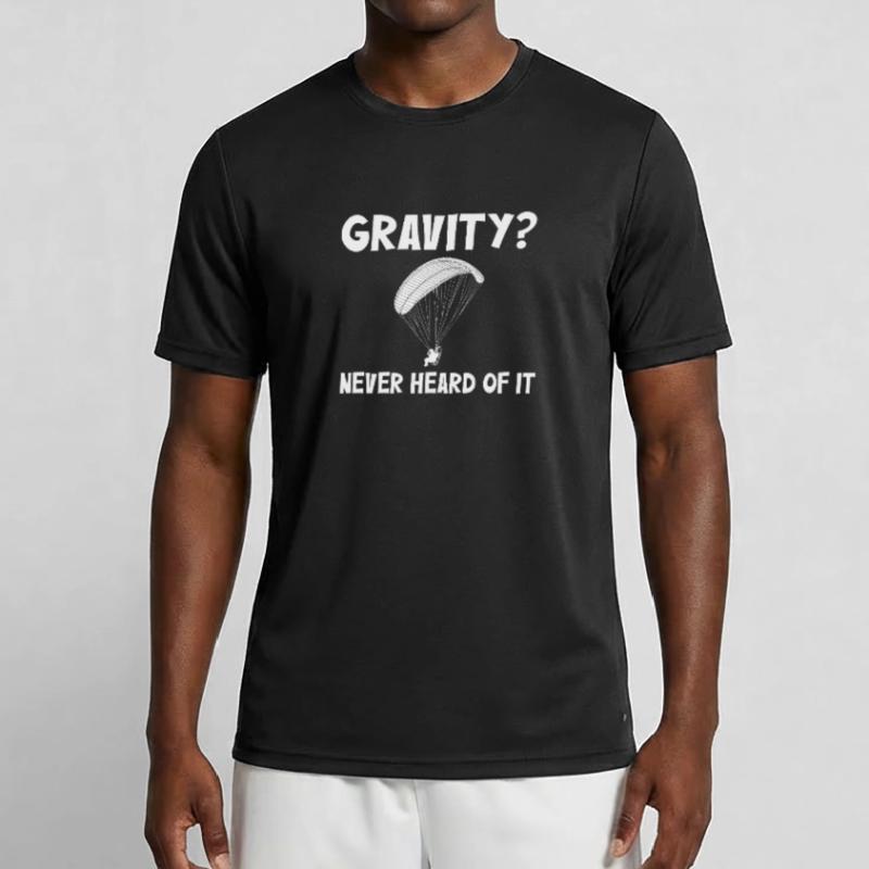 Hilarious Paramotor Gravity Meme Men's Functional T-Shirt