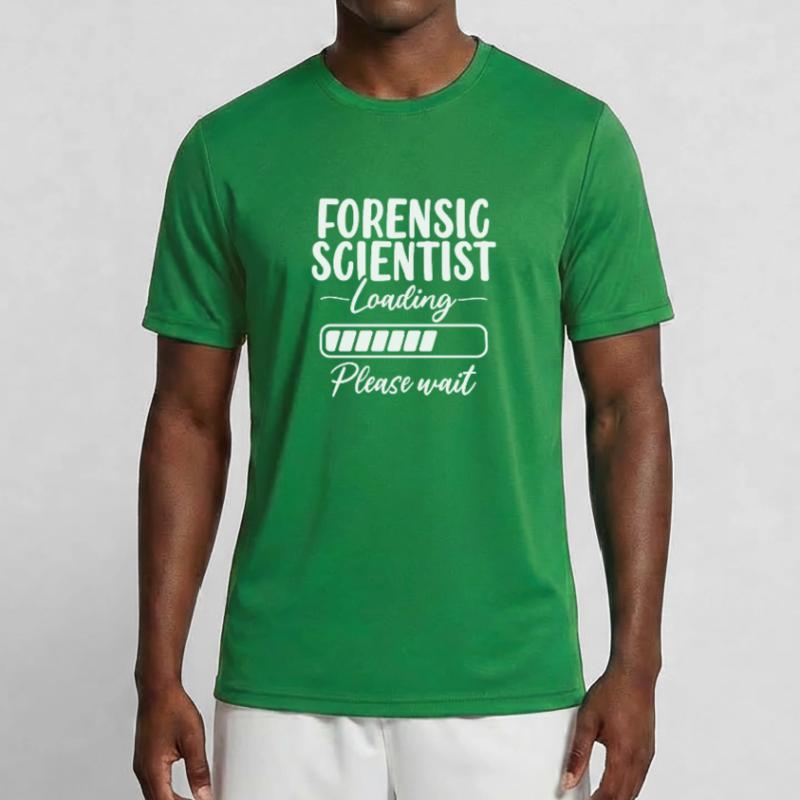 Forensic Science Loading Forensic Scientist Männer Funktions-T-Shirt