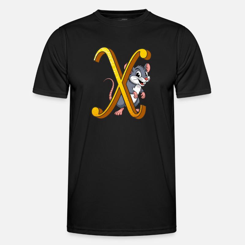 BUCHSTABE X Männer Funktions-T-Shirt
