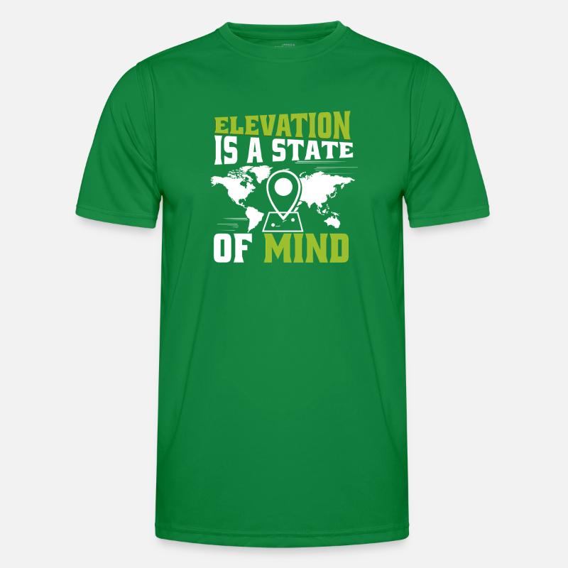 Geografische Informationssysteme Männer Funktions-T-Shirt