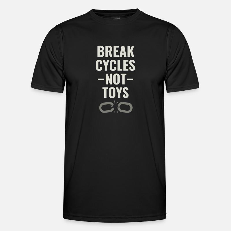 Emotionally Available Father Sanfter - Men's Functional T-Shirt - black