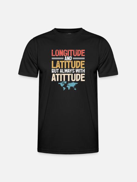 Geographic Information Systems - Men's Functional T-Shirt - black