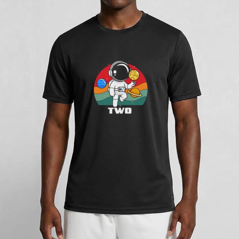 Astronaut adventure in space for two Men's Functional T-Shirt