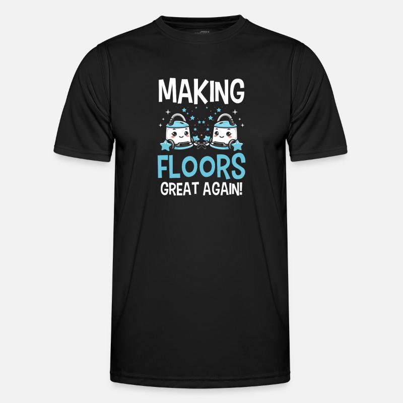 Cleaning Lover Cleaner - Men's Functional T-Shirt - black