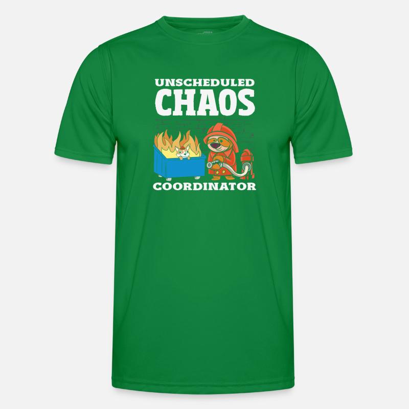 Müllcontainer Fire Response Team Leader Männer Funktions-T-Shirt