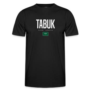 Tabuk Saudi Arabia - Men's Functional T-Shirt - black - Front - AI Model Male 178 dark (178cm)