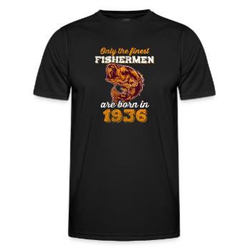 Legendär 86 Jahre alt Geschenk zum 86. Geburtstag - Männer Funktions-T-Shirt - Schwarz - Vorne - AI Model Male 178 dark (178cm)