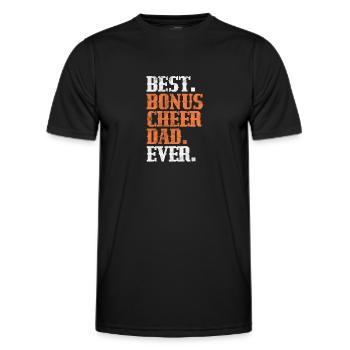 Stiefvater - Männer Funktions-T-Shirt - Schwarz - Vorne - AI Model Male 178 dark (178cm)