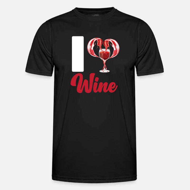 Sommelier Wine Drinking Tasting - Men's Functional T-Shirt - black