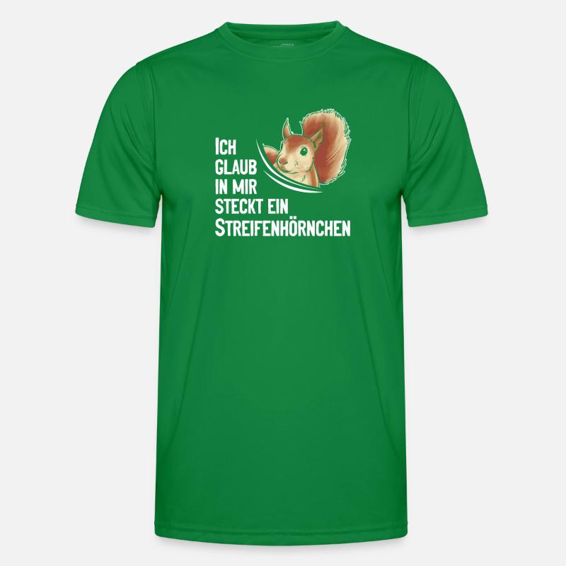 Eichhörnchen - Ich Glaub In Mir Steckt Ein Männer Funktions-T-Shirt