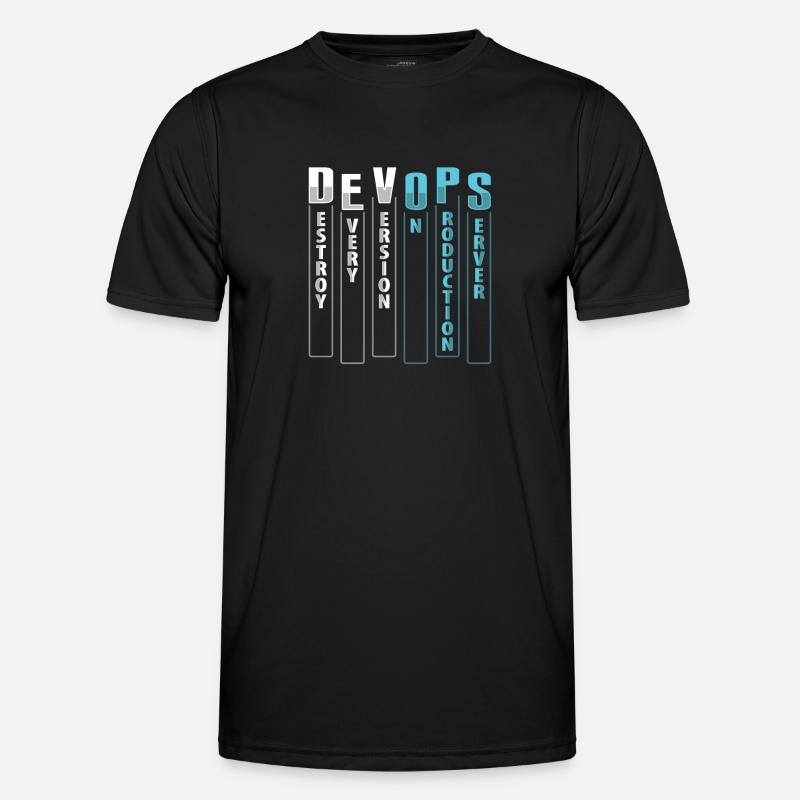 Devops Sys-Admin Developer - Men's Functional T-Shirt - black
