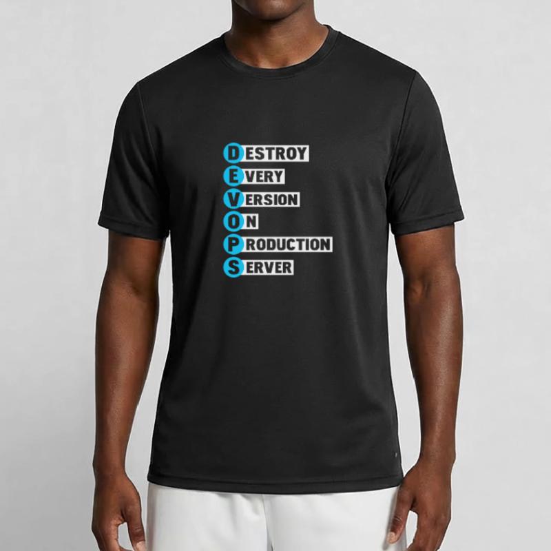 Devops Sys-Admin Developer Heroes Design Men's Functional T-Shirt