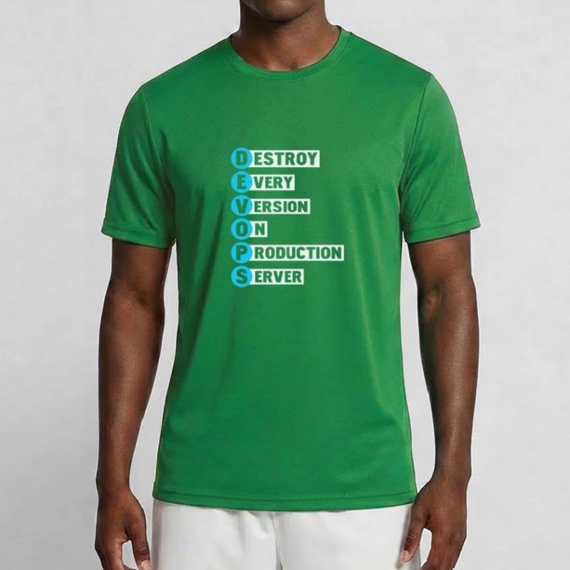 Devops Sys-Admin Developer Heroes Conception T-shirt sport Homme