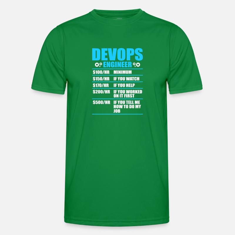 Devops Sys-Admin Entwickler Männer Funktions-T-Shirt