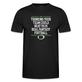 Your team could beat us - Men's Functional T-Shirt - black - Front - AI Model Male 178 dark (178cm)