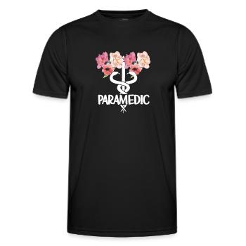 Paramedic Paramedic Gift - Men's Functional T-Shirt - black - Front - AI Model Male 178 dark (178cm)