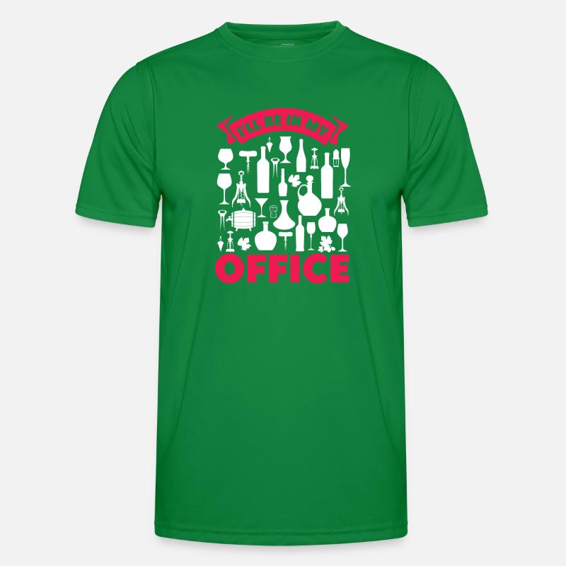 Dégustation de vin de sommelier T-shirt sport Homme