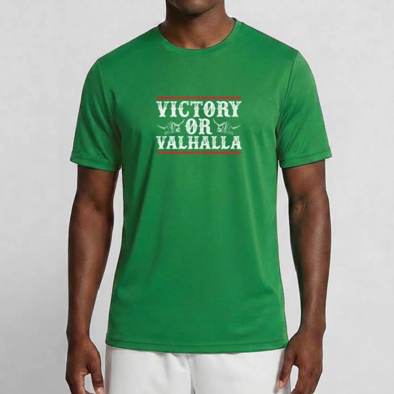Sieg Oder Walhalla Männer Funktions-T-Shirt