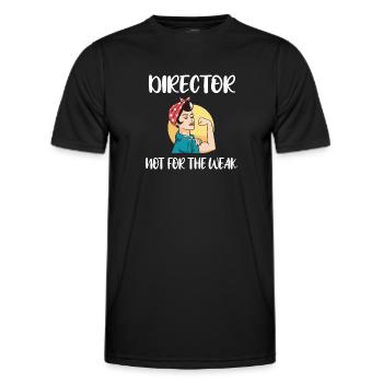 Proud Director Appreciation Director Gift - Men's Functional T-Shirt - black - Front - AI Model Male 178 dark (178cm)