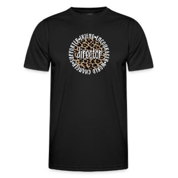 Best Director Appreciation Director Gift - Men's Functional T-Shirt - black - Front - AI Model Male 178 dark (178cm)