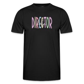 Best Director Gift Director Appreciation - Men's Functional T-Shirt - black - Front - AI Model Male 178 dark (178cm)