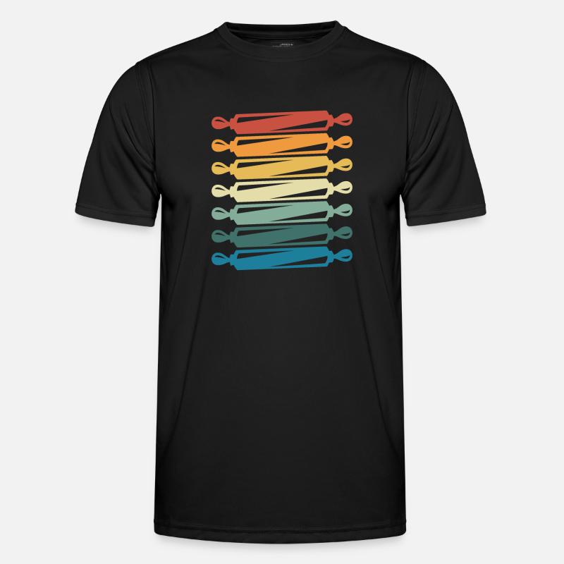 Dough roll in retro vintage Men's Functional T-Shirt