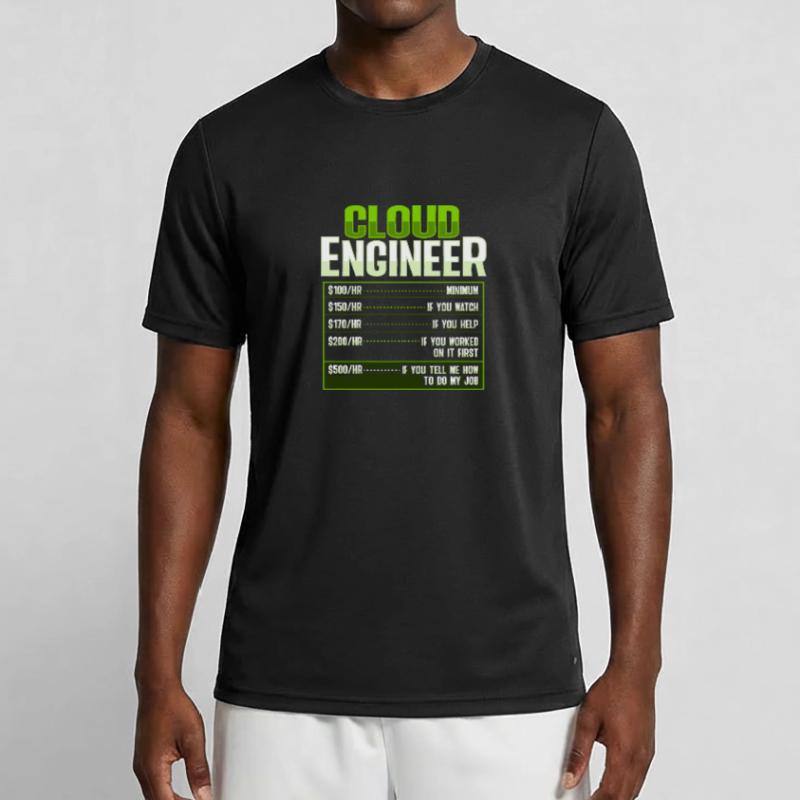 Sys Admin and Developer Cloud Devops Engineer Men's Functional T-Shirt