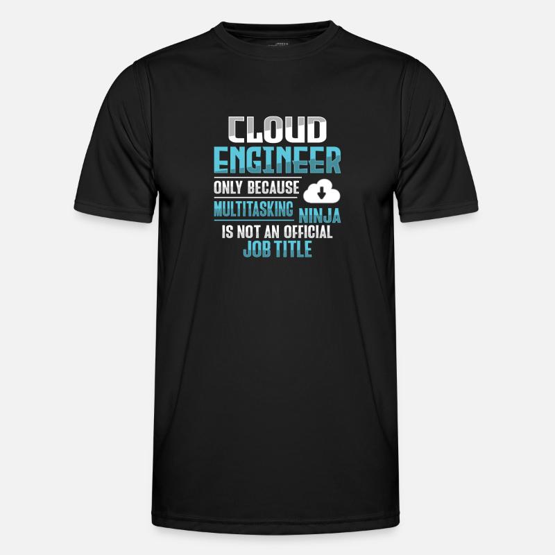 Cloud-Administrator Cloud-Devops - Männer Funktions-T-Shirt - Schwarz