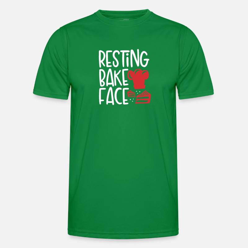 Resting cheek face Men's Functional T-Shirt