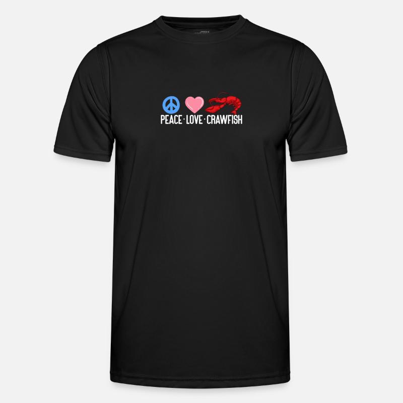 Languste - Männer Funktions-T-Shirt - Schwarz