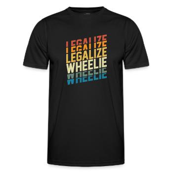 Legalize Bikers Bunt - Men's Functional T-Shirt - black - Front - AI Model Male 178 dark (178cm)