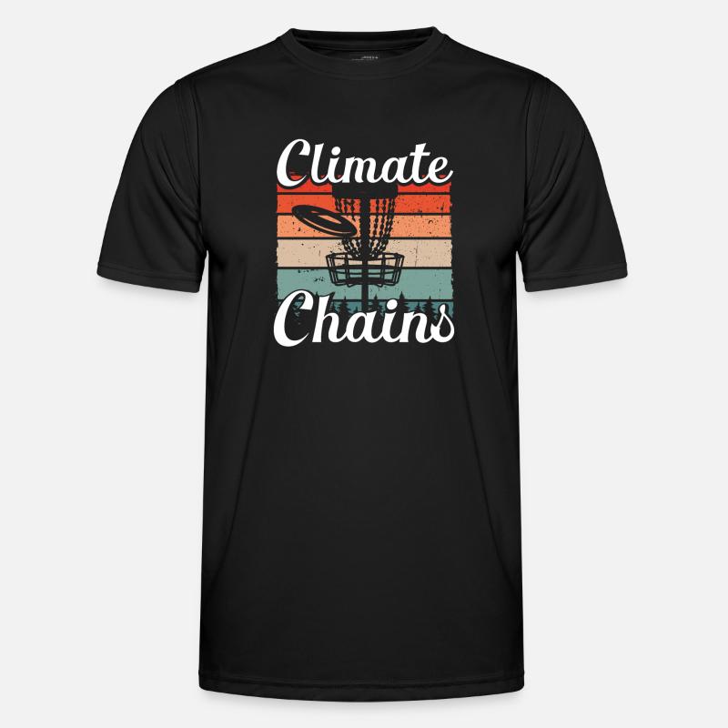 Climate Chains Retro - Men's Functional T-Shirt - black