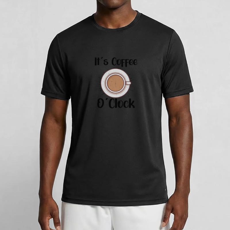 Coffee Lover Caffeine Molecule Java Latte Espresso Männer Funktions-T-Shirt