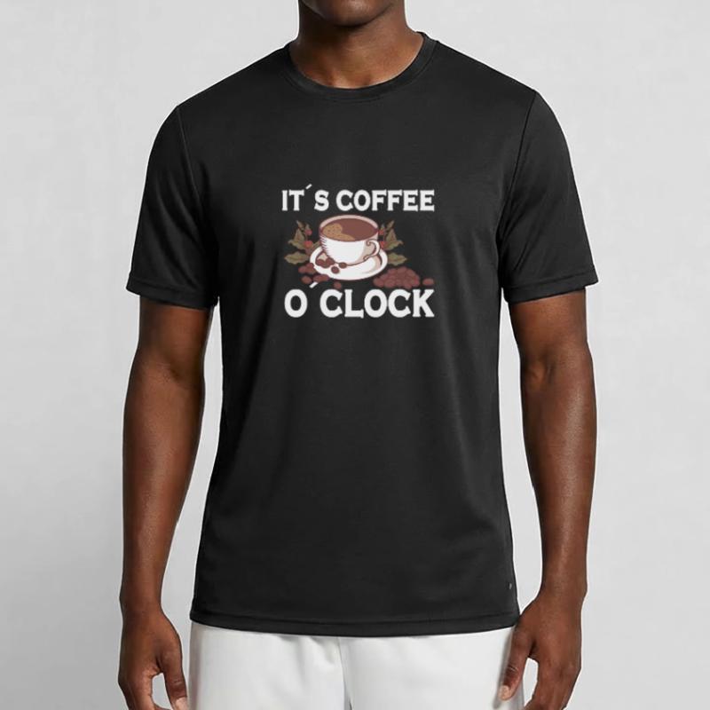 Coffee Lover Caffeine Molecule Java Latte Espresso Men's Functional T-Shirt