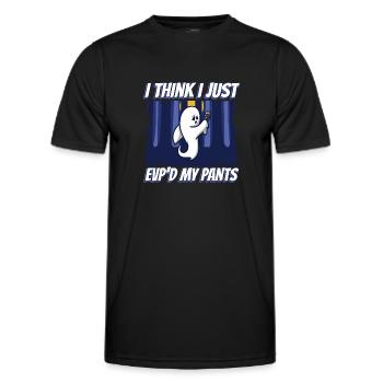 Je pense que je viens de faire un vice-président exécutif de mon pantalon - T-shirt sport Homme - noir - Devant - AI Model Male 178 dark (178cm)
