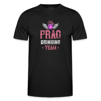 Équipe de consommation de prague - T-shirt sport Homme - noir - Devant - AI Model Male 178 dark (178cm)