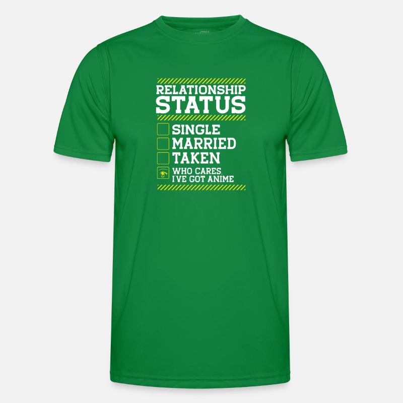 Beziehungsstatus Männer Funktions-T-Shirt