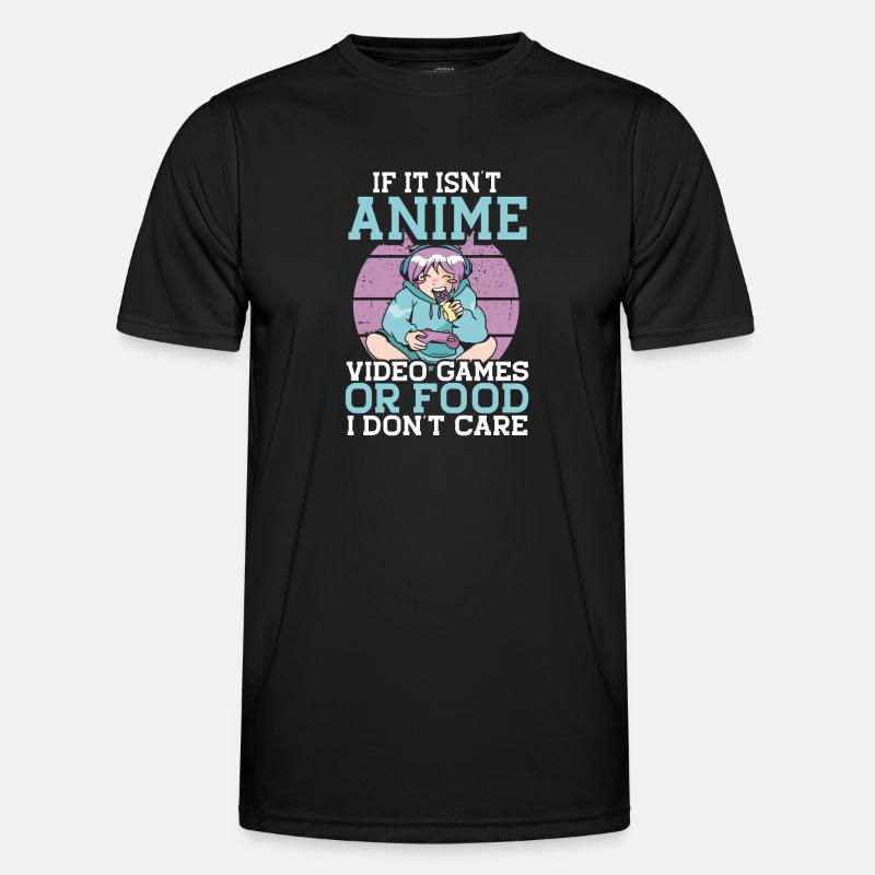 If it's not anime - Men's Functional T-Shirt - black