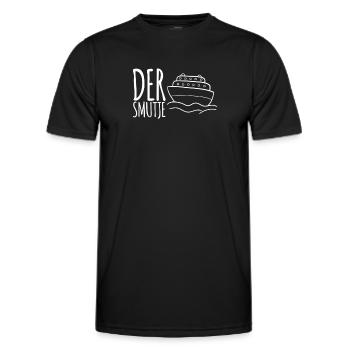 Der Smutje - Männer Funktions-T-Shirt - Schwarz - Vorne - AI Model Male 178 dark (178cm)