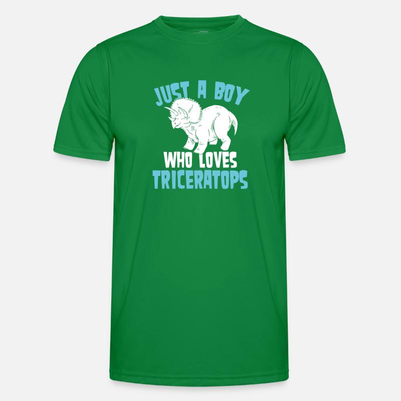 Nur Ein Junge, Der Triceratops Liebt Männer Funktions-T-Shirt