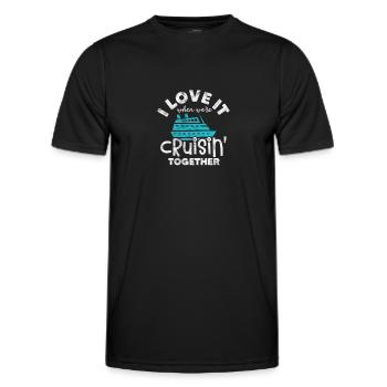 Cruise Cruise Ship Holiday Ship Gift - Men's Functional T-Shirt - black - Front - AI Model Male 178 dark (178cm)