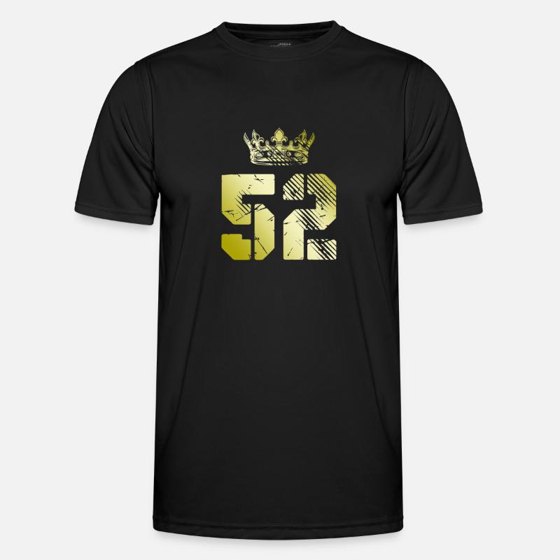 52 Number crown - Men's Functional T-Shirt - black