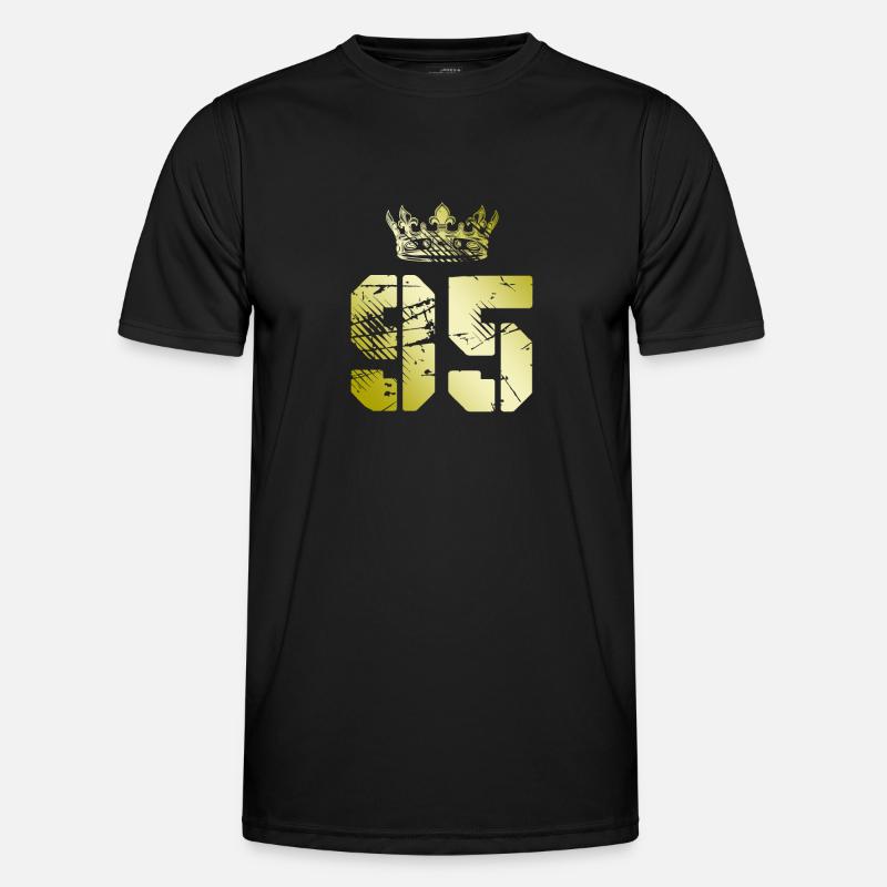 95 Number crown - Men's Functional T-Shirt - black