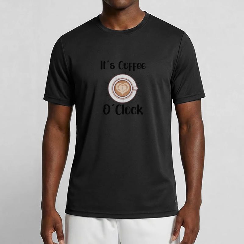 Coffee Lover Caffeine Molecule Java Latte Espresso Men's Functional T-Shirt