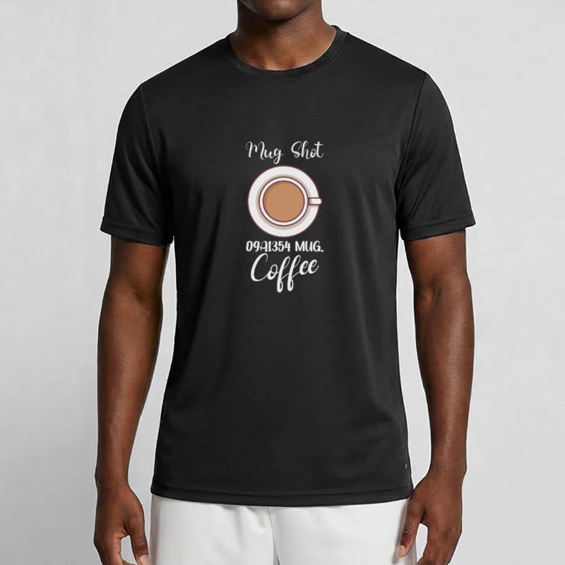 Coffee Lover Caffeine Molecule Java Latte Espresso Männer Funktions-T-Shirt