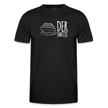 Der Smutje - Männer Funktions-T-Shirt - Schwarz - Vorne - AI Model Male 178 dark (178cm)
